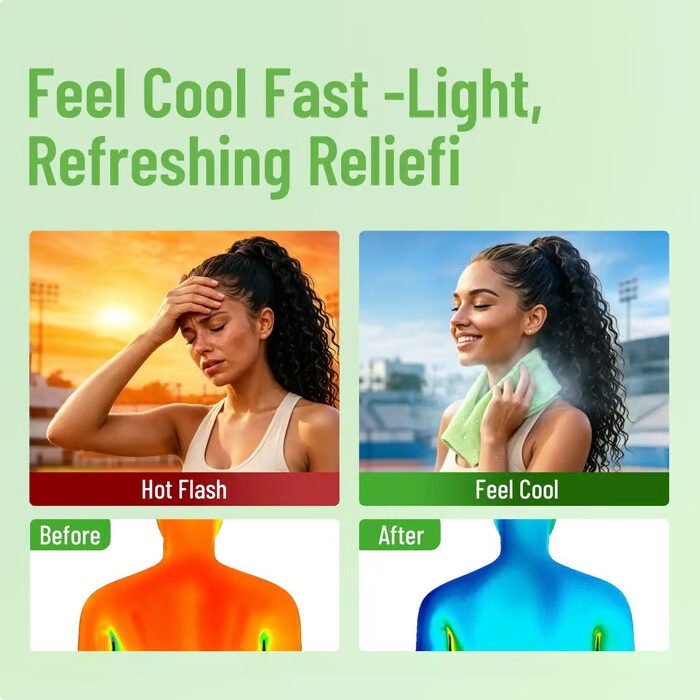 5-Pack Cooling Towels & XL Menthol Wipes — Instant Heat Relief