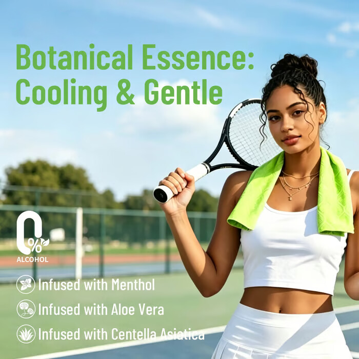 5-Pack Cooling Towels & XL Menthol Wipes — Instant Heat Relief